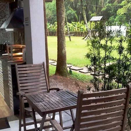 Casa Pé na Areia Condomínio fechado com piscina resort na Sununga - Ubatuba-3